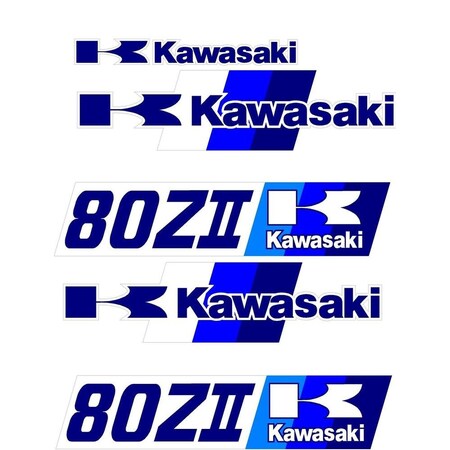 Aftermarket Decal Set KAW80ZIIDECALSET